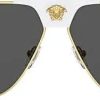 Hommes Moncler Des Lunettes De Soleil | Lunettes De Soleil Pilote Surdimensionnees De 63 Mm En Gris Fonce Chez Nordstrom