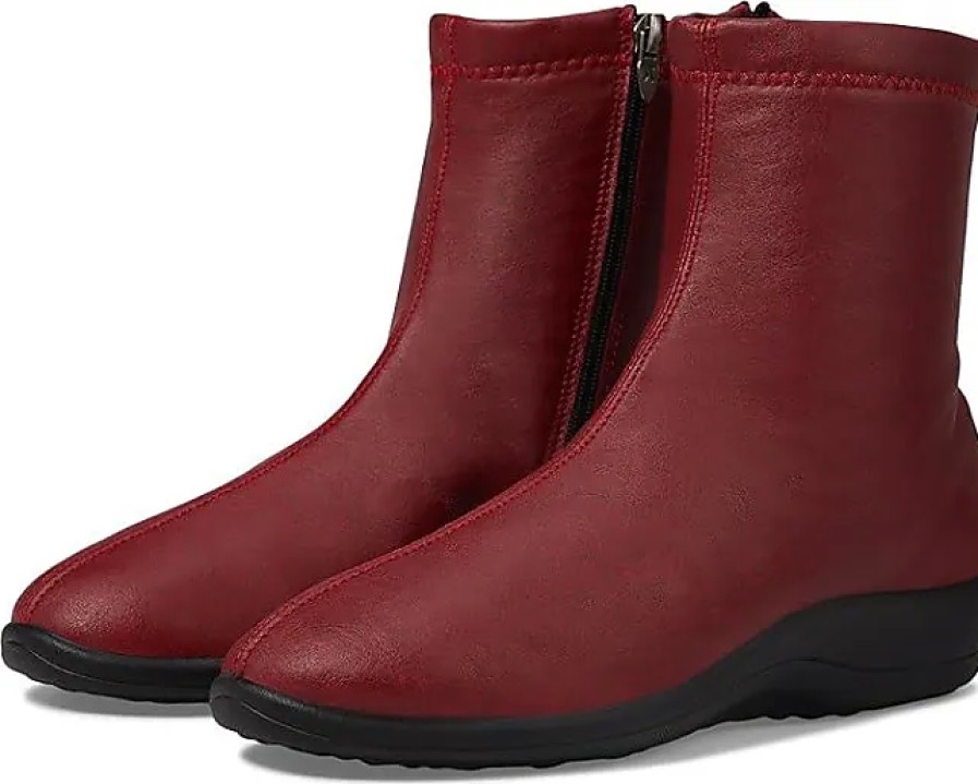 Femmes Jennifer Chamandi Chaussures En Cuir | Jasper (Cerise) Bottes Pour Femmes