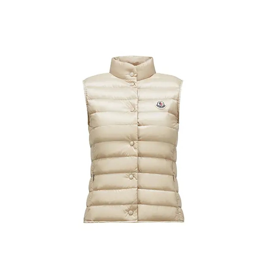 Femmes Max Mara Gilets | Liane Doudoune Beige Taille 3