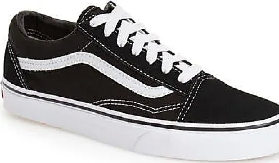 Femmes Sur Baskets | Baskets Old Skool Inclusives En Toile Noire Chez Nordstrom, Taille 8,5 Pour Femme