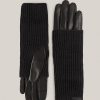 Hommes Mizuno Gants | Gants En Cuir Tricote Zoya Pour Femmes, Noir, Taille: M