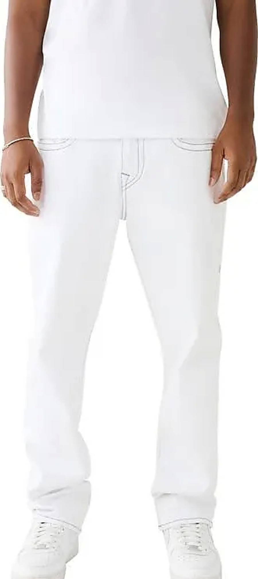 Hommes Liverpool Los Angeles Jeans | Jean A Jambe Droite Ricky En Optique Blanc Chez Nordstrom, Taille 40