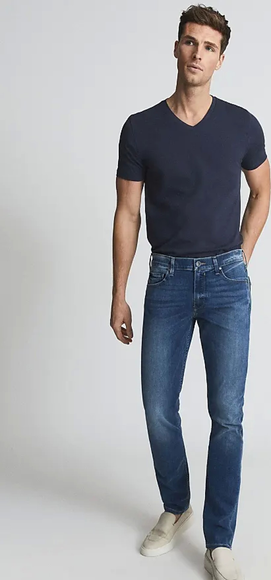 Hommes polo Ralph Lauren Jeans | Jean Slim Indigo Clair Lennox Paige Tres Extensible