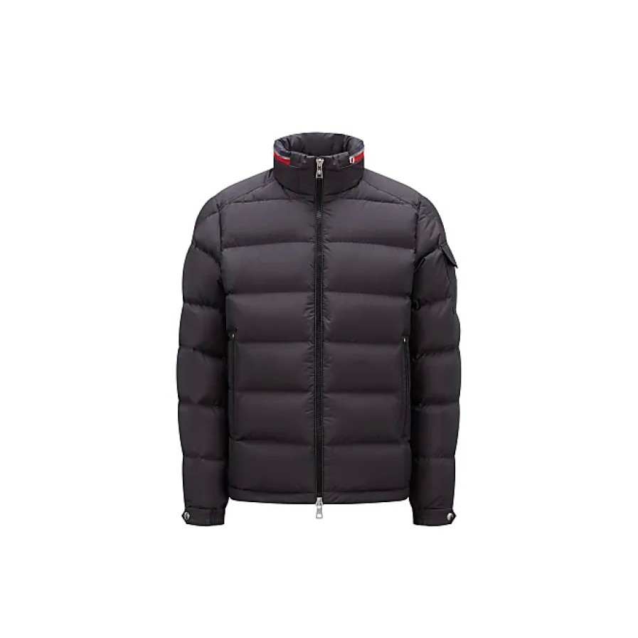 Hommes Moncler Vestes | Doudoune Courte Bourne Noir Taille 0