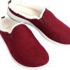 Femmes Minnetonka Chaussons | Dundee Slipper (Bourgogne) Chaussons Femme