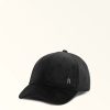 Femmes Alo Yoga Casquettes | Casquette Varsity Style Nero Velours Noir Femme