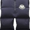 Femmes Moncler Gilets | Insert De Gilet Rempli De Duvet Bleu Taille Taille Unique