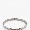 Hommes Mont blanc Bijoux | Bracelet En Laiton Moule - Homme - Argent