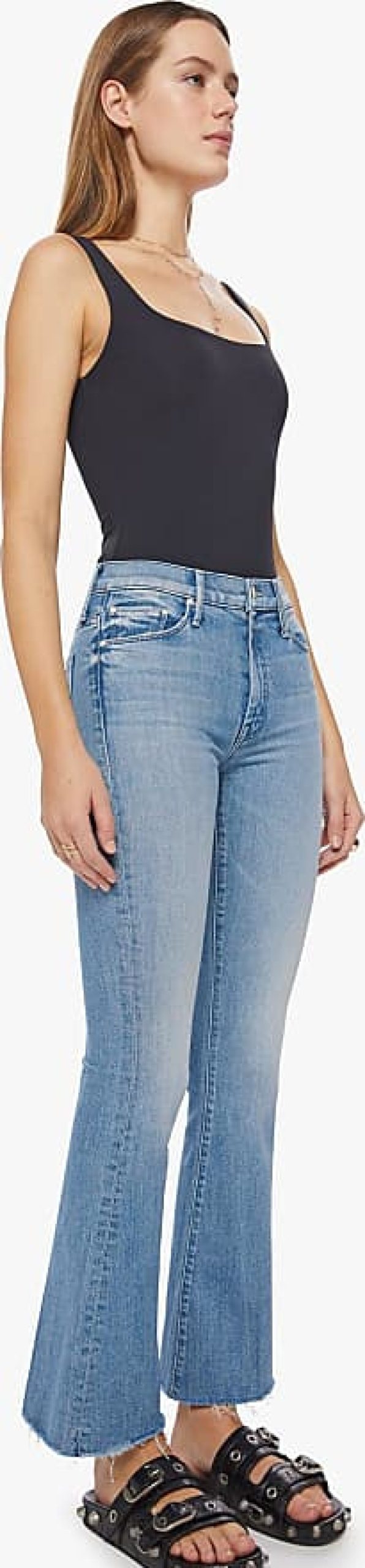 Femmes Majé Jeans | Jean Charmant Weekender Fray Punk