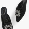 Femmes Marche douce Mules | Mules Embellies Edison - Daim - Noir - 5 1/2 M Talbots