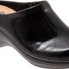 Femmes Marche douce Mules | Sabot Madison En Vernis Noir Chez Nordstrom, Taille 10