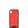 Hommes Dsquared2 Sacs | Coque Pour Iphone X/Xs En Caoutchouc Loubiphone - Homme - Noir Rouge