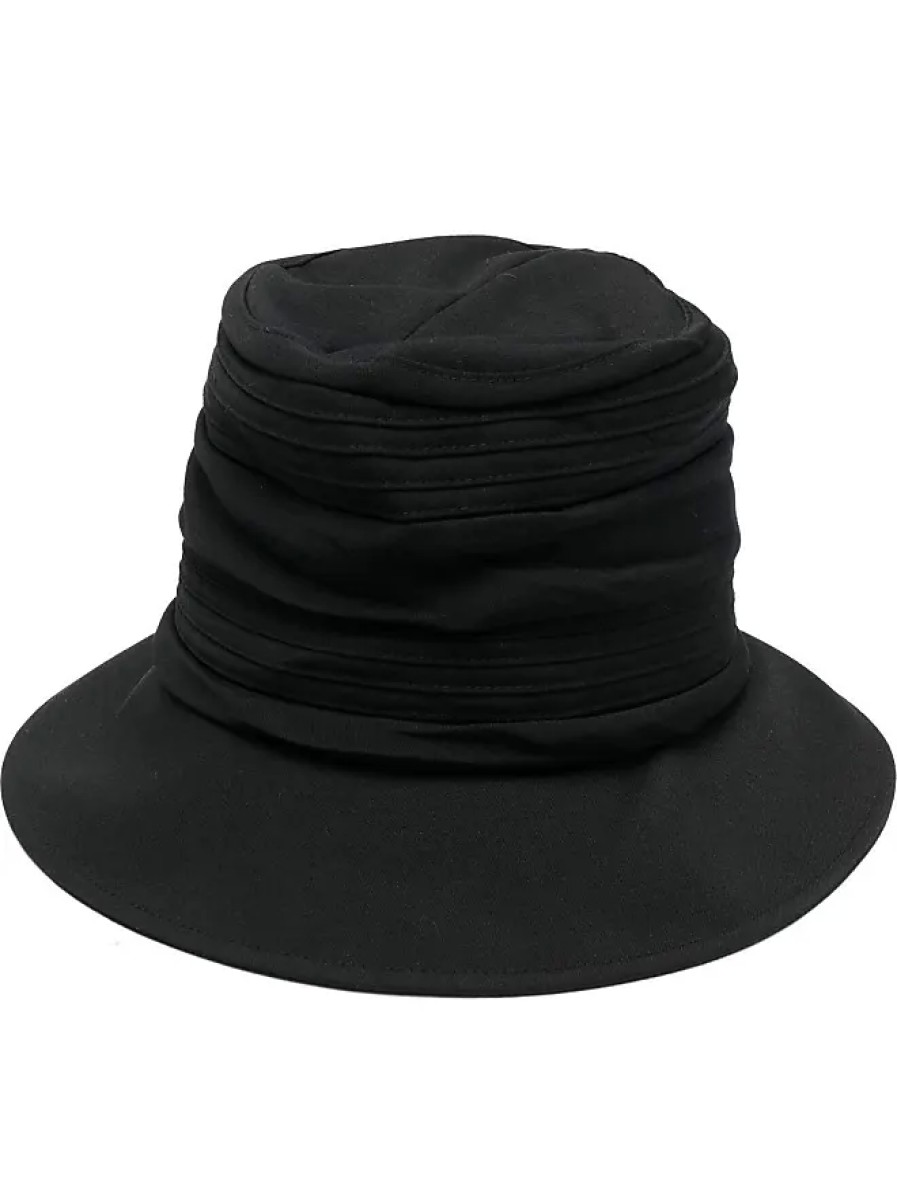 Femmes Nanouchka Chapeaux | Chapeau Bob En Laine Texturee - Femme - Laine - Taille Unique - Noir