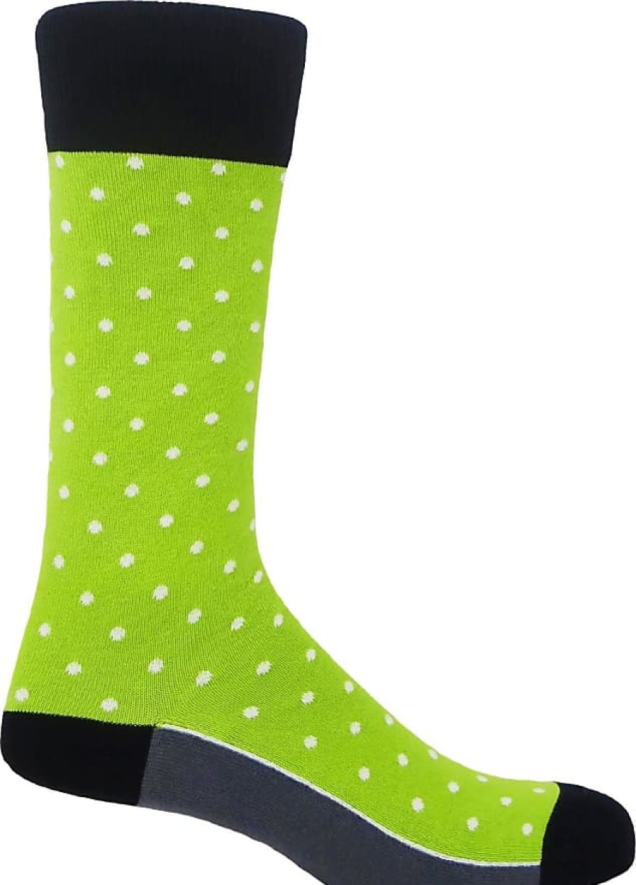 Hommes Peper Harow Sous-Vetement | Chaussettes Homme Pin Polka - Menthe