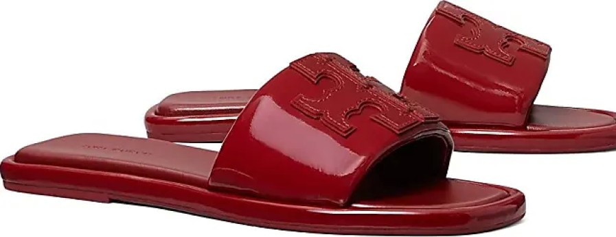 Femmes Chaussures Matisse Des Sandales | Chaussures Femme Double T Sport Slide (Rouge)