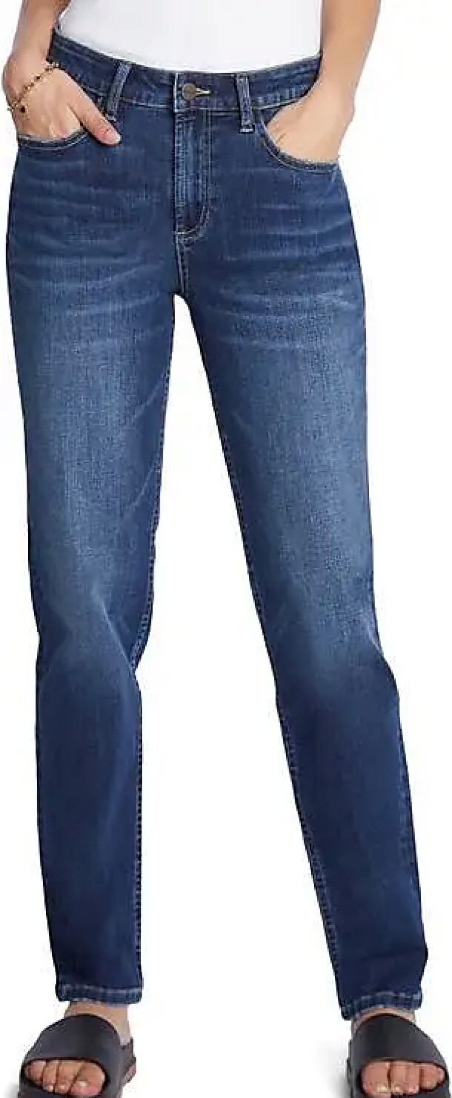 Femmes Stella McCartney Jeans | Jean Slim Taille Haute Intelligent A Jambe Droite A Malibu Chez Nordstrom, Taille 25