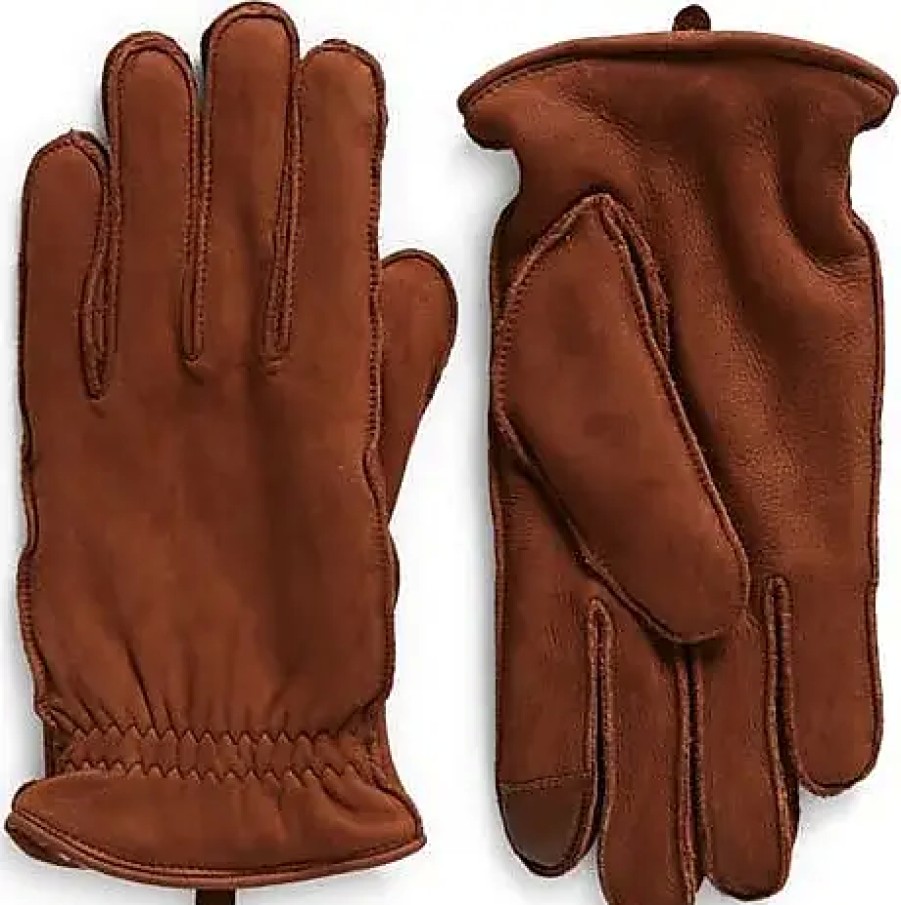 Hommes Colombie Gants | Gants Techniques Doubles De Fausse Fourrure En Marron Chez Nordstrom, Taille X-Large