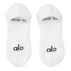 Hommes Alo Yoga Sous-Vetement | Chaussettes De Rue Pour Hommes En Blanc/Noir, Taille : L/Xl (10,5-13)