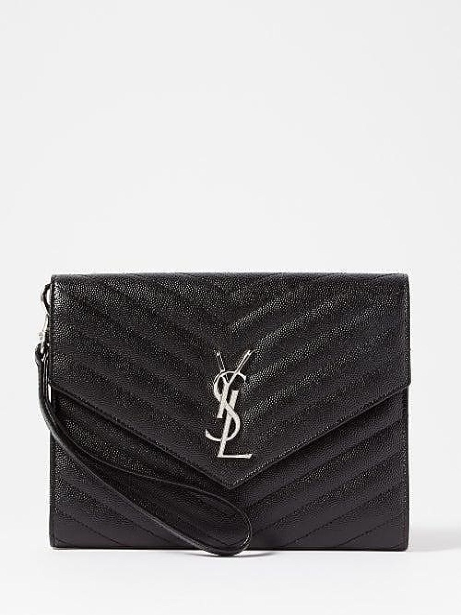 Femmes Saint-Laurent Sacs | Pochette En Cuir Matelasse Cassandre