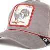 Hommes Travis Mathieu Casquettes | Casquette De Camionneur En Velours Cotele Arena Cock Patch En Gris/Blanc Casse Chez Nordstrom