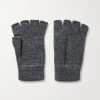 Hommes Tous les saints Gants | Gants Sans Doigts En Cachemire - Gris - Taille Unique