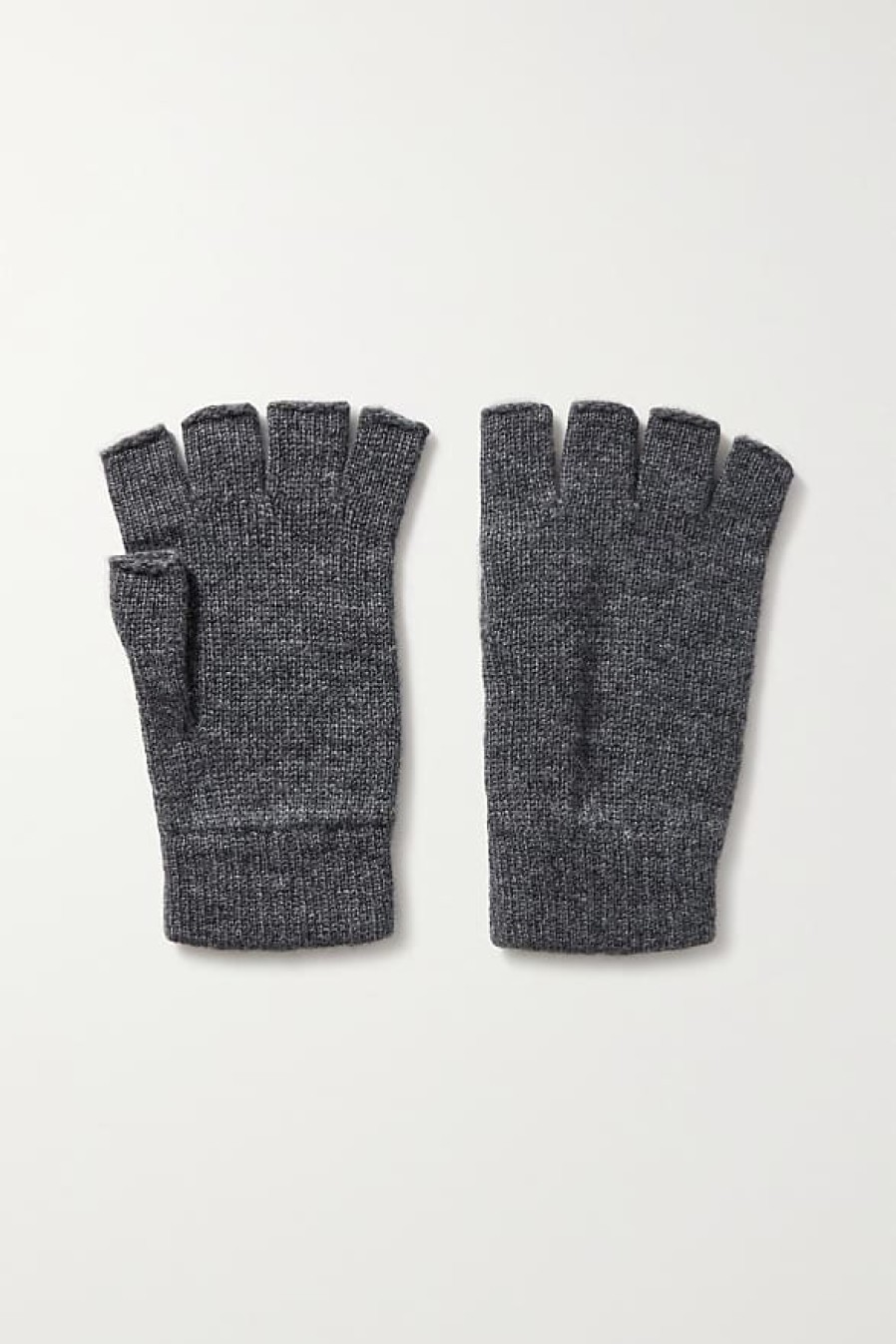 Hommes Tous les saints Gants | Gants Sans Doigts En Cachemire - Gris - Taille Unique