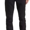 Hommes Luca Faloni Jeans | Jean Coupe Droite Coupe Slim En Noir Raw223 Chez Nordstrom, Taille 29