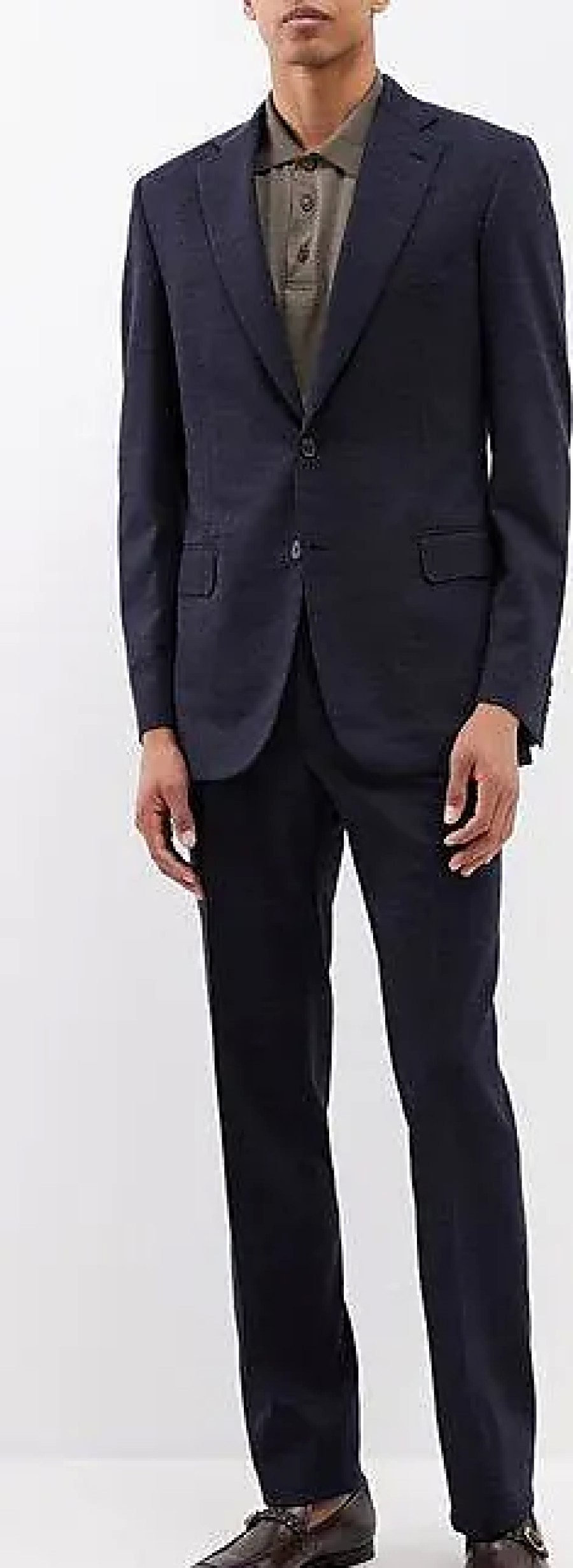 Hommes Paul Smith Costumes | Costume A Simple Boutonnage En Laine Stretch