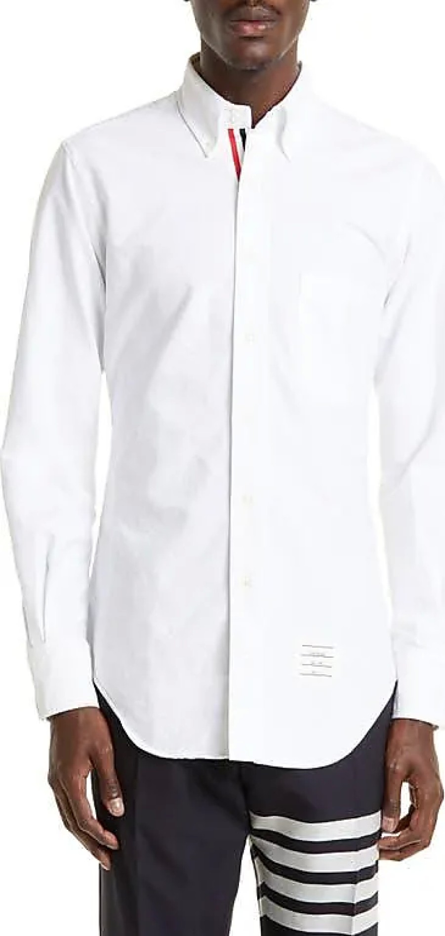 Hommes Luca Faloni Chemises | Chemise Boutonnee En Coton Blanc Chez Nordstrom, Taille 1