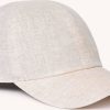 Hommes Giuseppe Zanotti Casquettes | Casquette De Baseball En Lin Sable Junior