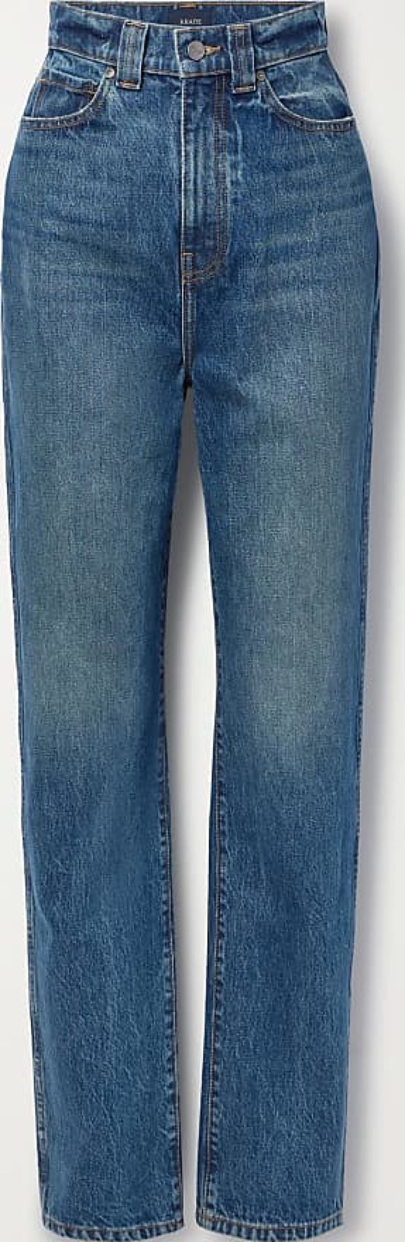 Femmes Paige Jeans | Jean Droit Taille Haute Albi - Bleu - 24,25,26,27,28,29,30,31,32