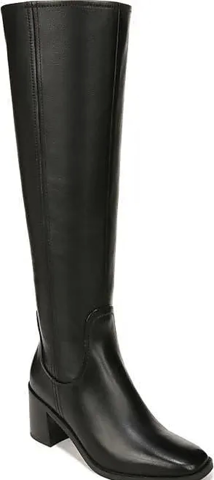 Femmes Entraîneur Bottes | Botte Haute Edda En Cuir Noir Chez Nordstrom, Taille 8,5 Mollet Regulier