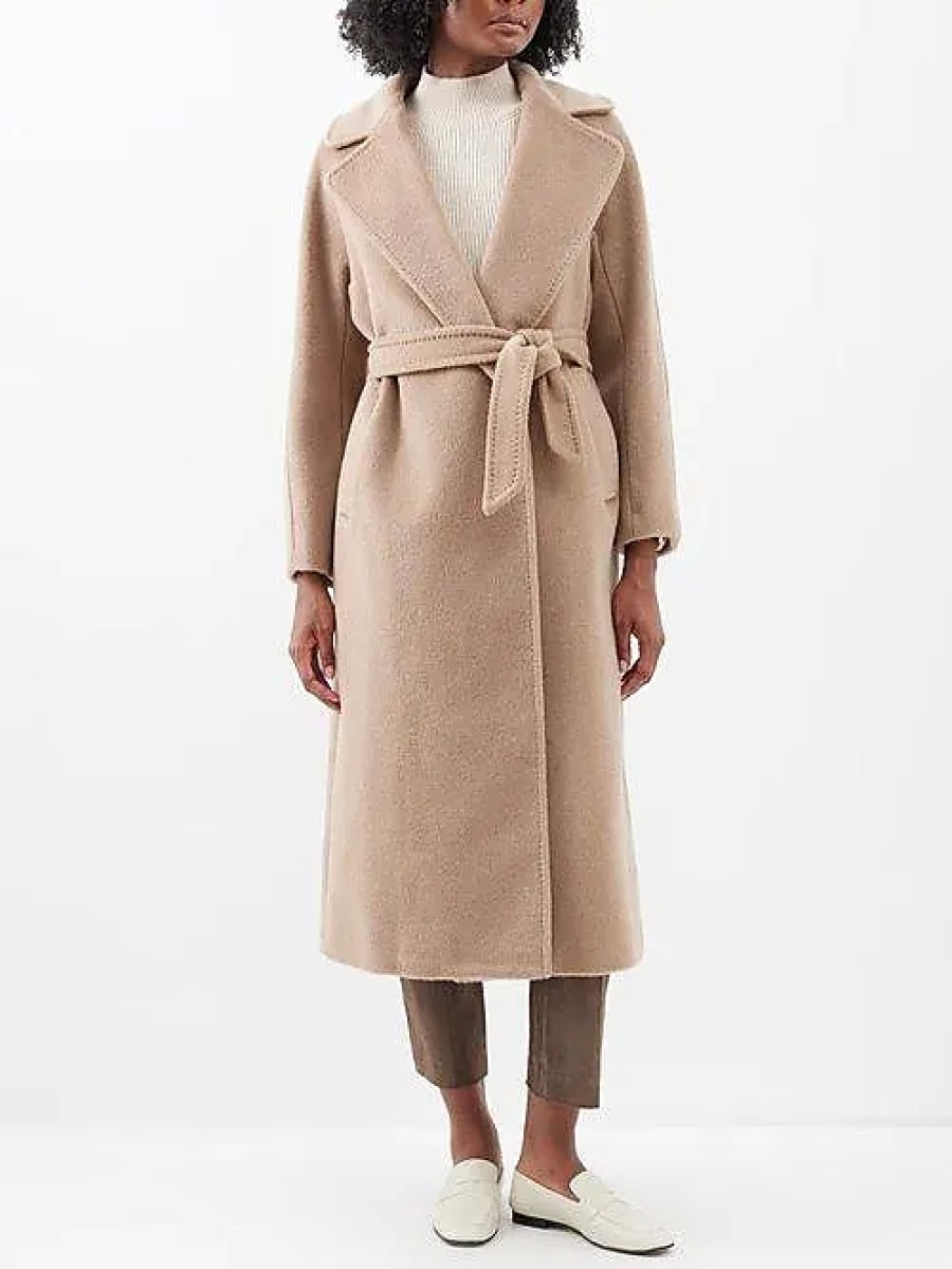 Femmes Max Mara Manteaux | Manteau Tempera - Femme - Beige