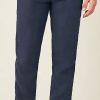 Hommes Paul Smith Pantalon | Pantalon En Lin Lipari Bleu Marine