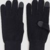 Hommes Moncler Gants | Lawson - Gants Coteles En Laine Merinos Lawson Anthracite, Un