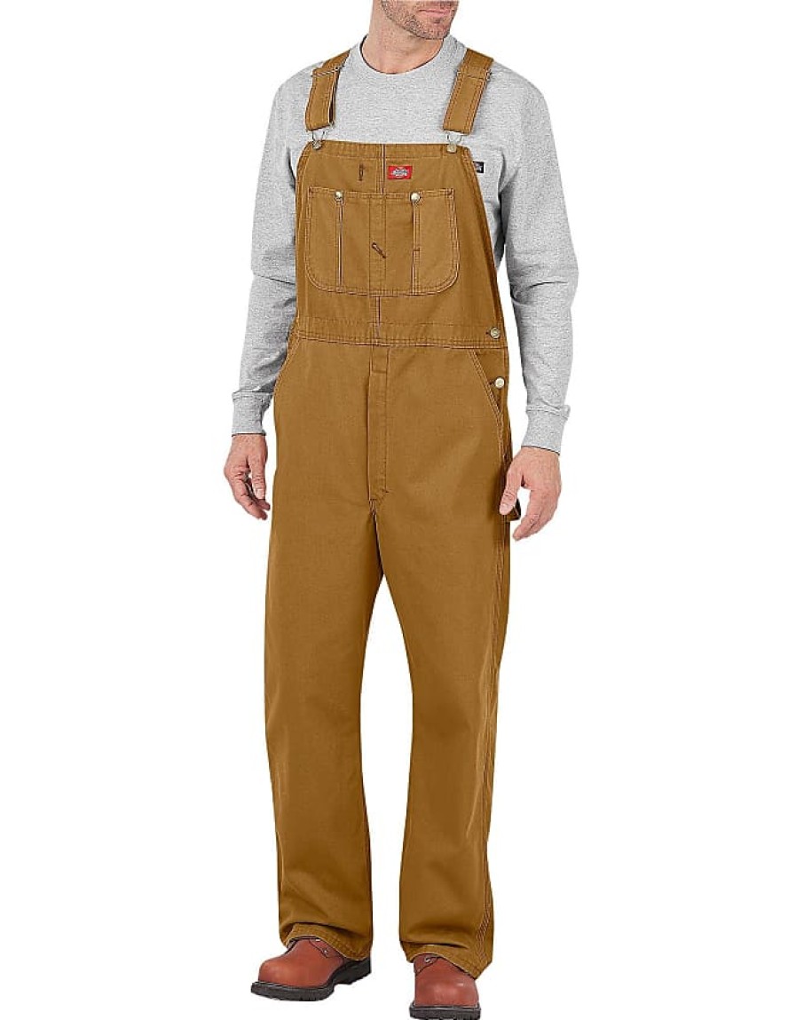 Hommes Dickies Combinaisons | Salopette Et Combinaisons Pour Hommes, Vetements De Travail, Canard Marron, 34W X 34L Us