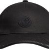 Femmes Moncler Casquettes | Casquette De Baseball En Gabardine Noir Taille Unique