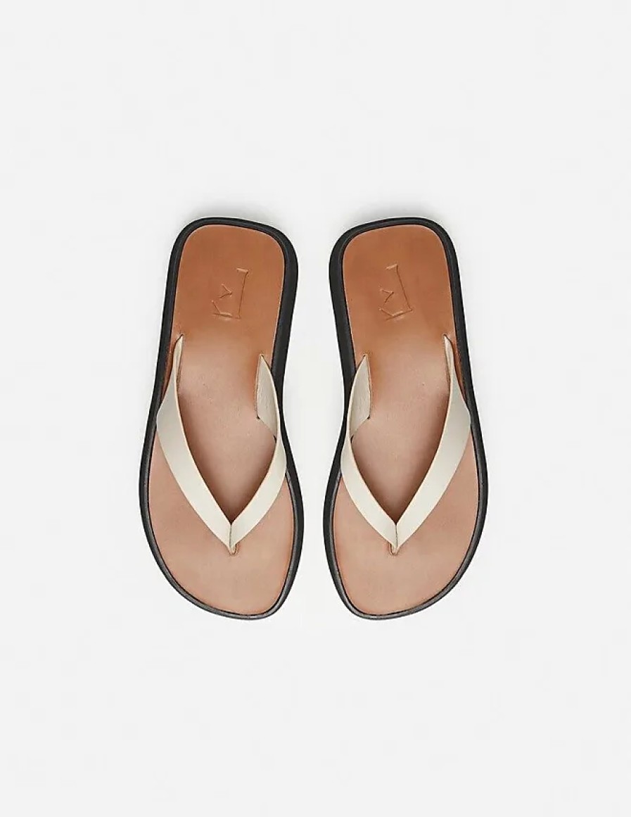 Femmes Tous les saints Des Sandales | Creme Pour Cuir Brooke