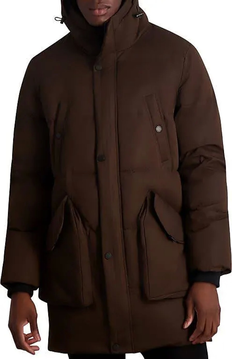 Hommes Bottega Vénéta Manteaux | Parka Matelassee En Duvet Et Plumes En Marron Chez Nordstrom, Taille Xx-Large