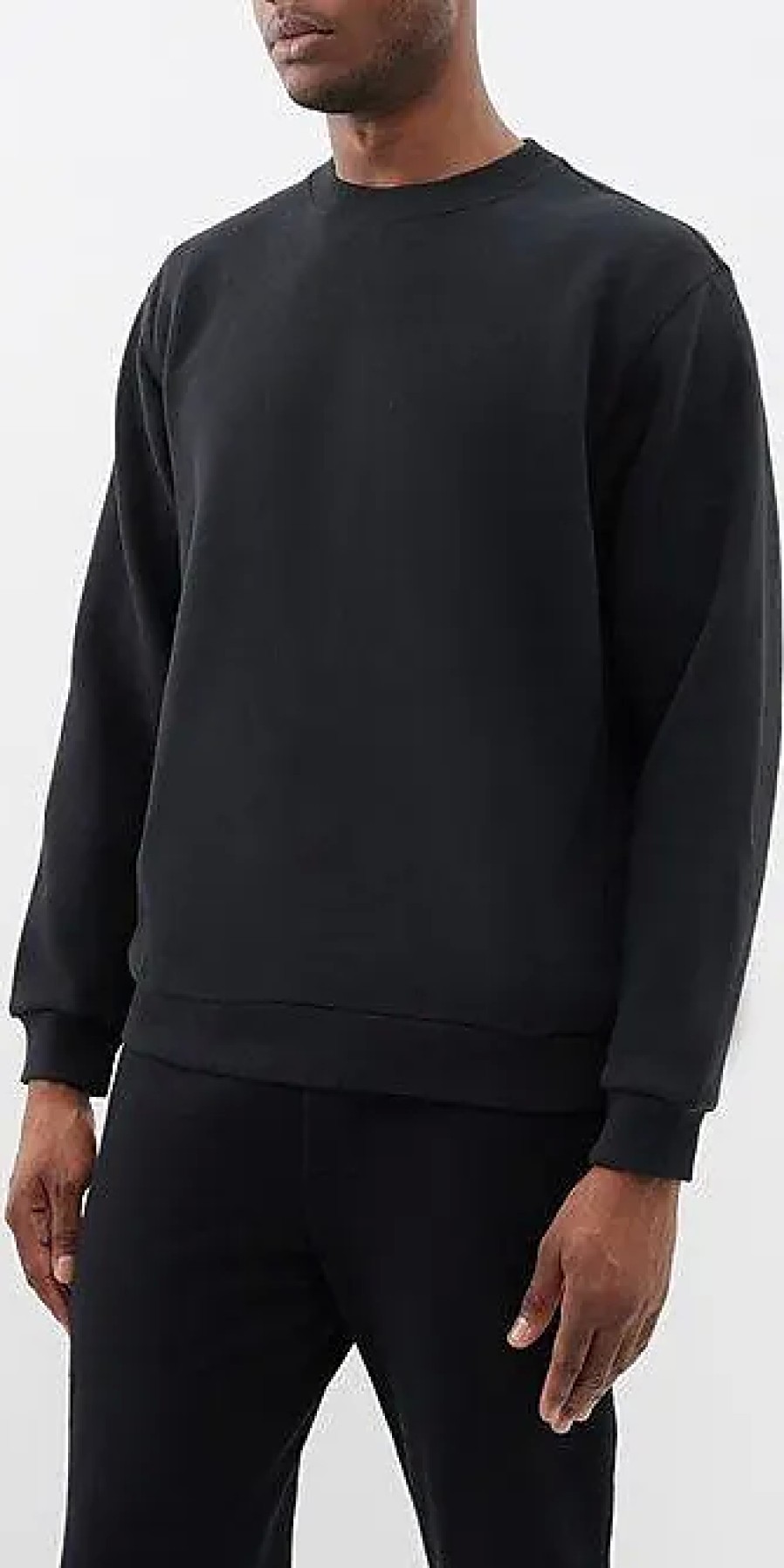 Hommes Prada Chandails | Lululemon - Sweat-Shirt Oversize En Polaire Steady State - Hommes - Noir