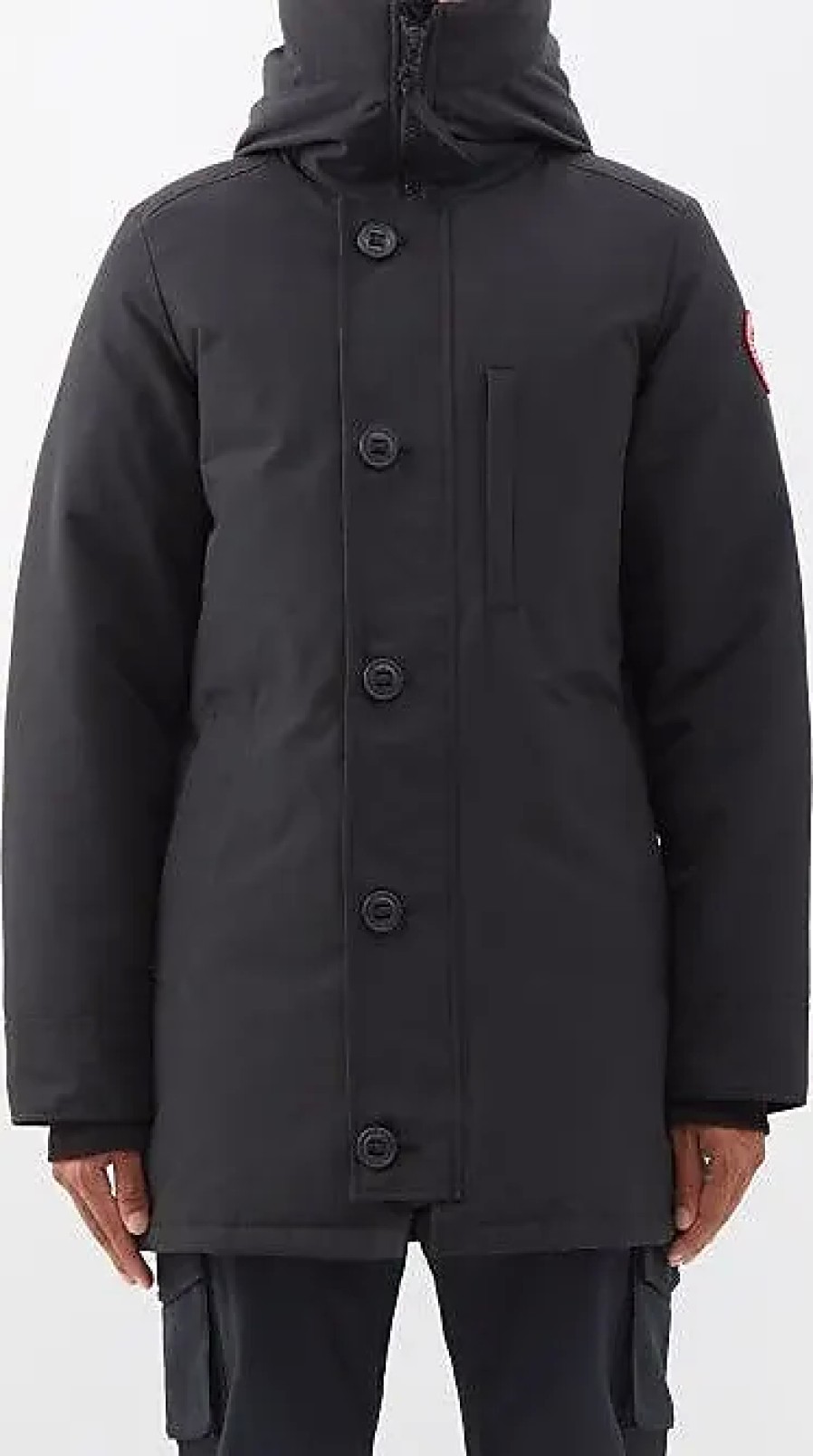 Hommes Raey Manteaux | Parka A Capuche En Duvet Chateau - Hommes - Noir