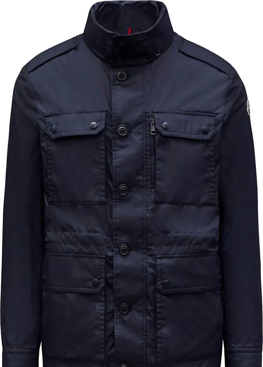 Hommes Moncler Vestes | Veste De Pluie Lez Bleu Taille 1