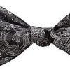 Hommes Reiss Noeuds Papillon | Noeud Papillon Paisley En Noir Chez Nordstrom