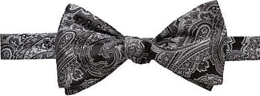 Hommes Reiss Noeuds Papillon | Noeud Papillon Paisley En Noir Chez Nordstrom