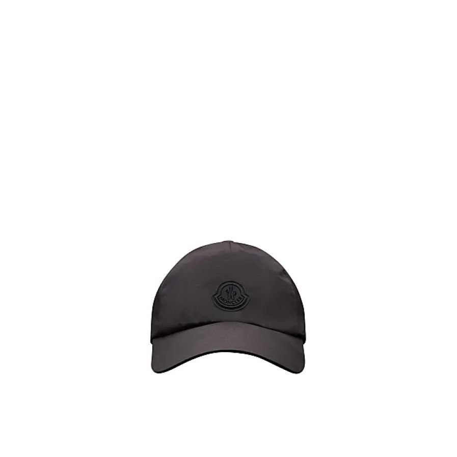 Femmes Moncler Casquettes | Casquette Baseball Logo Noir Taille S