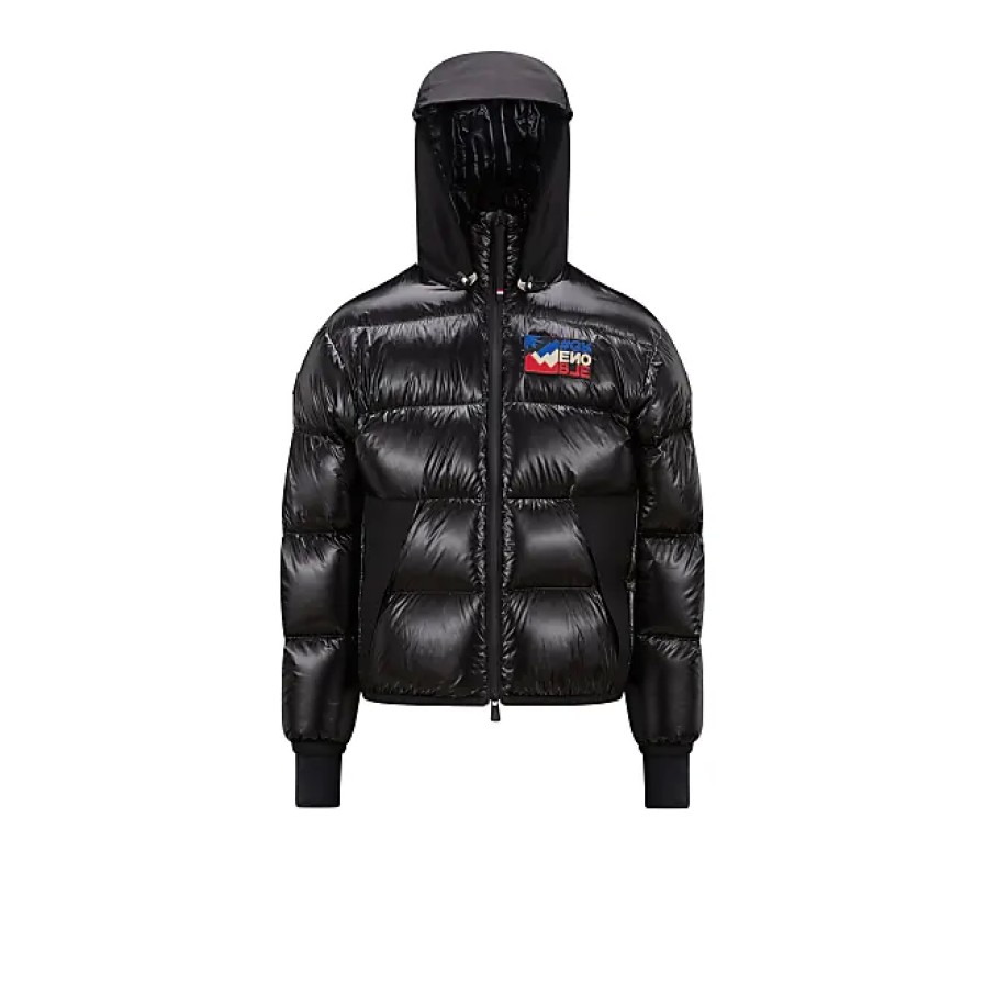 Hommes Moncler Vestes | Marcassin Doudoune Courte Noir Taille 2