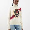 Femmes polo Ralph Lauren Chandails | Pull A Col Roule En Laine Avec Ecusson Intarsia