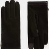 Hommes Tous les saints Gants | Gants Zippes En Cuir Nubuck Dylan