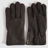 Hommes Colombie Gants | Iowa - Gants En Cuir Iowa Chocolat, S