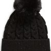 Femmes Tacha Chapeaux D'Hiver | Bonnet A Pompon A Sequins En Noir Multi Chez Nordstrom